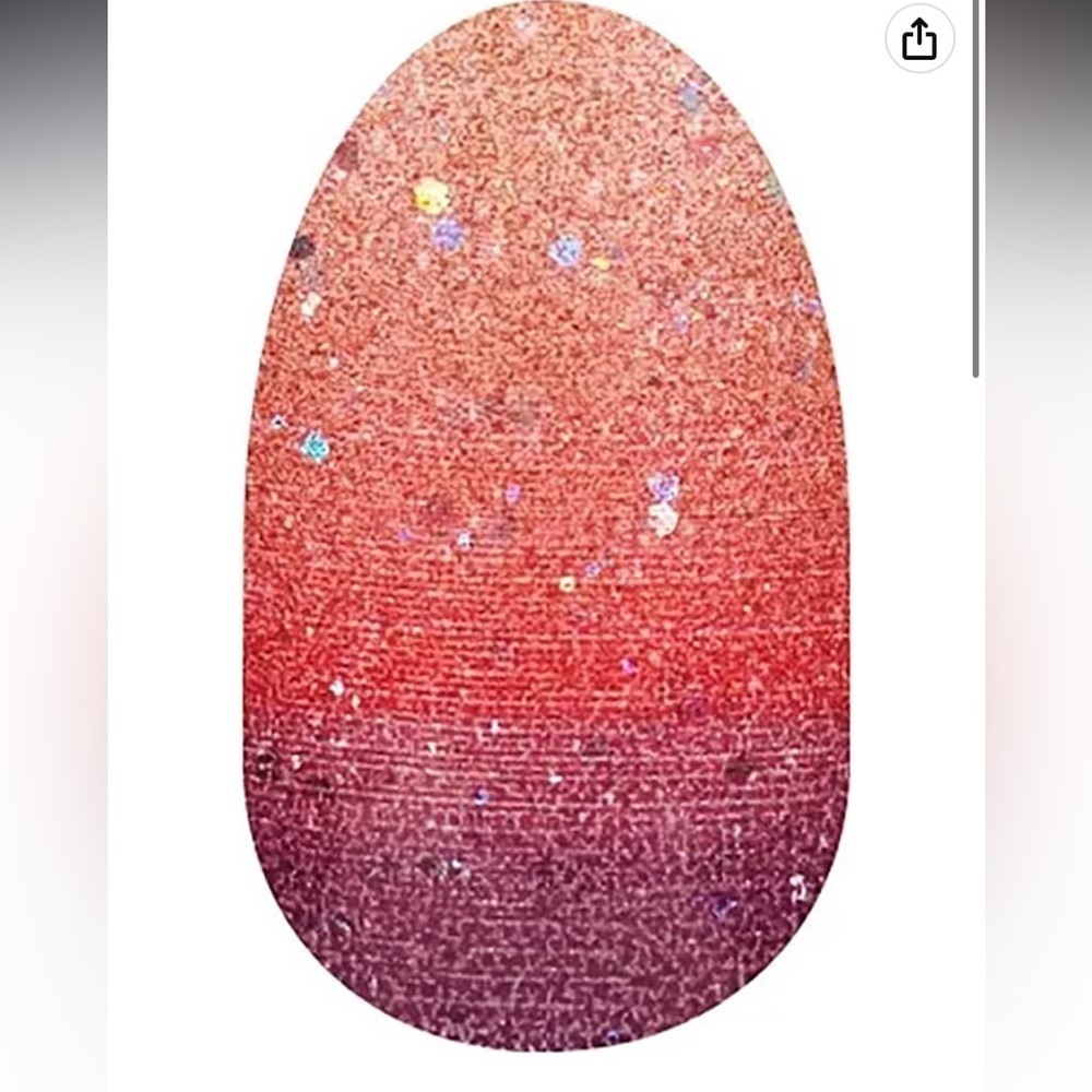 New in package Color Street “Solar Flare” nail polish strips